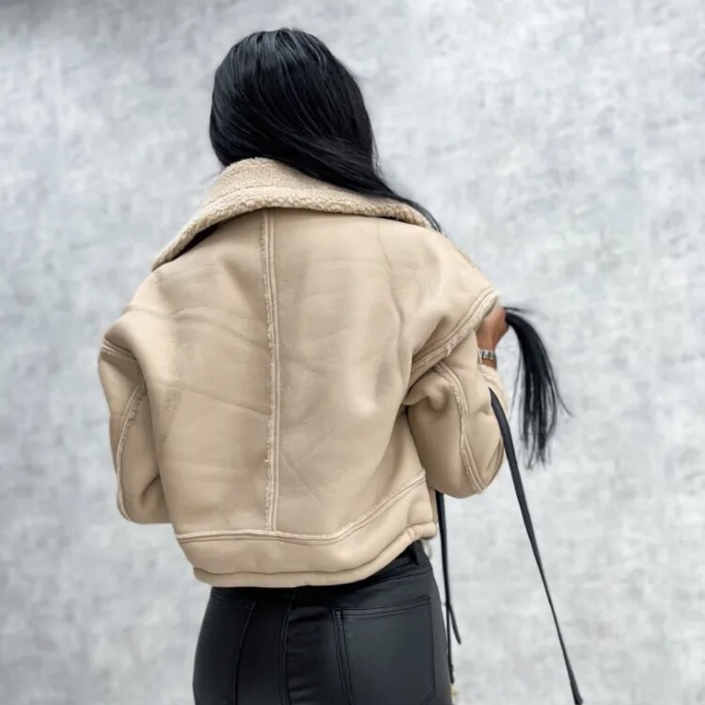 Kunstlederjacke İm Stylischen Design