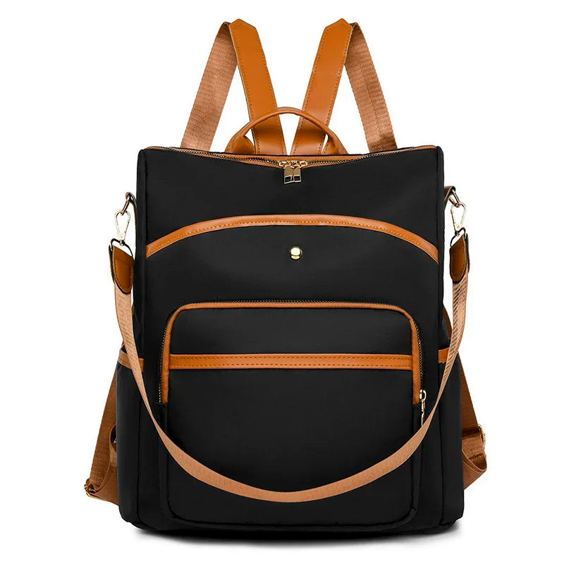 Reiserucksack Damen Nylon Wasserdichter Laptop-Rucksack
