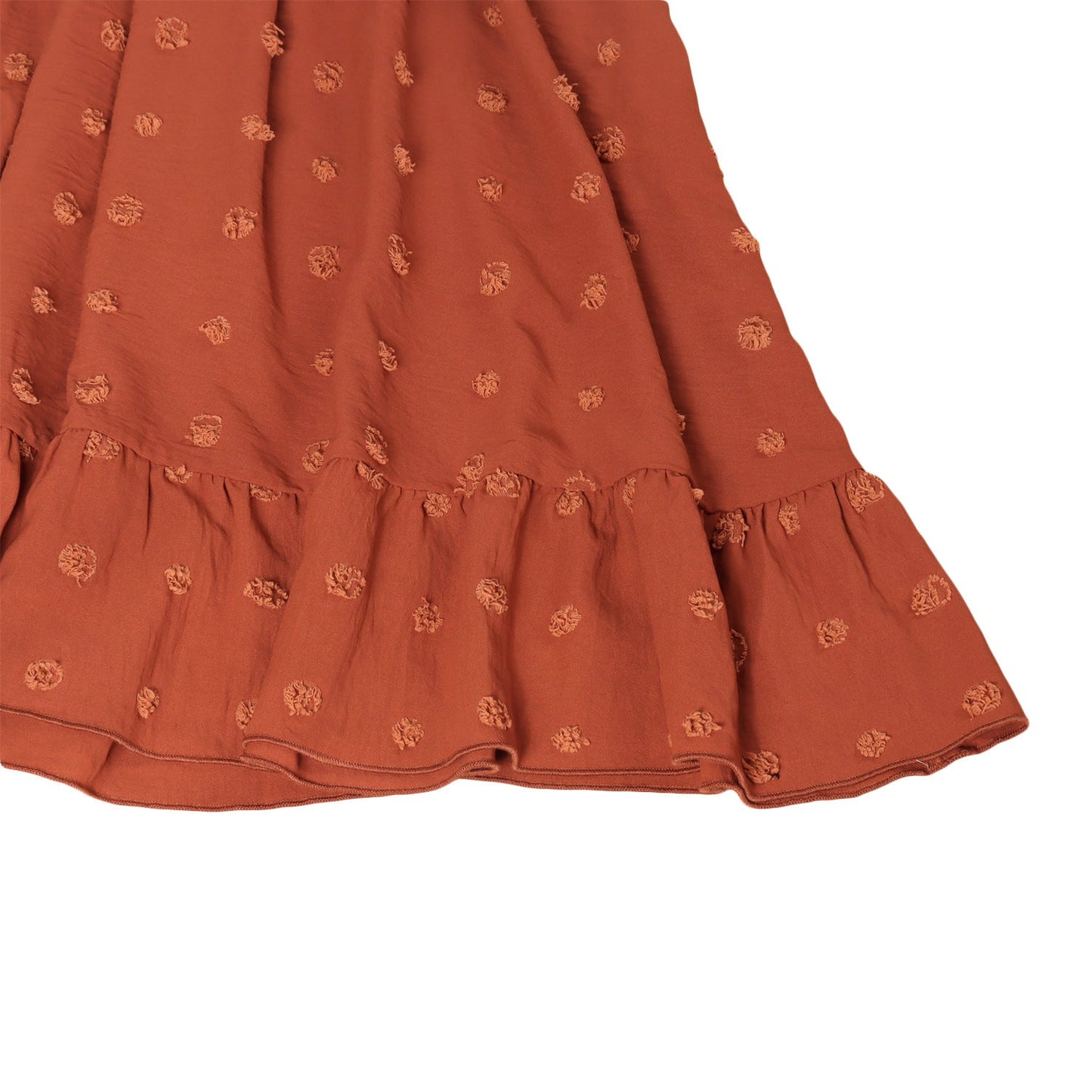 Sommerkleid Mit Hoher Taille Und Kurzen Ärmeln Und Schnürung