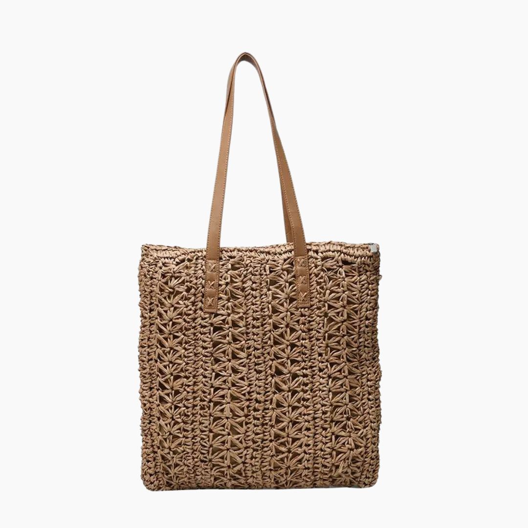 Geflochtene Sommer-Strandtasche