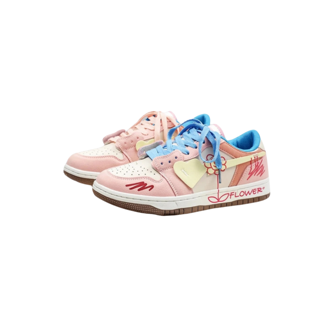 Sneakers - Stylisch - Atmungsaktiv Hip-Hop Punk Graffiti Design