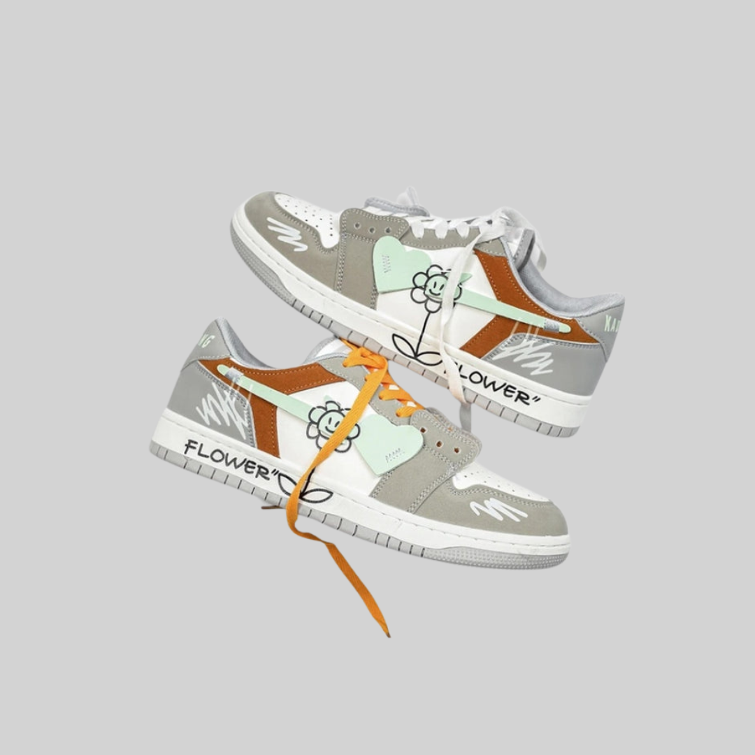 Sneakers - Stylisch - Atmungsaktiv Hip-Hop Punk Graffiti Design