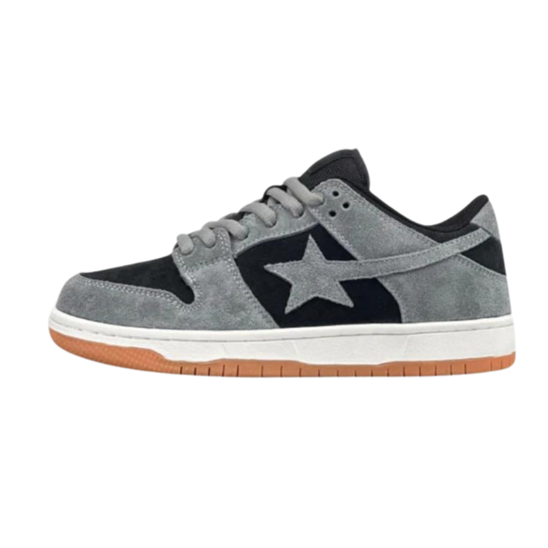 Sneaker – Vintage-Stil – Rosa Sternenmuster, Bequem Und Atmungsaktiv