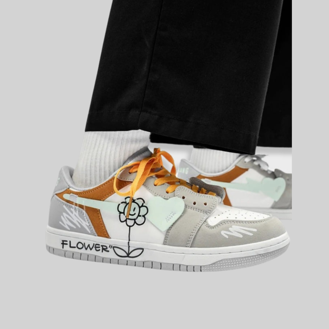 Sneakers - Stylisch - Atmungsaktiv Hip-Hop Punk Graffiti Design