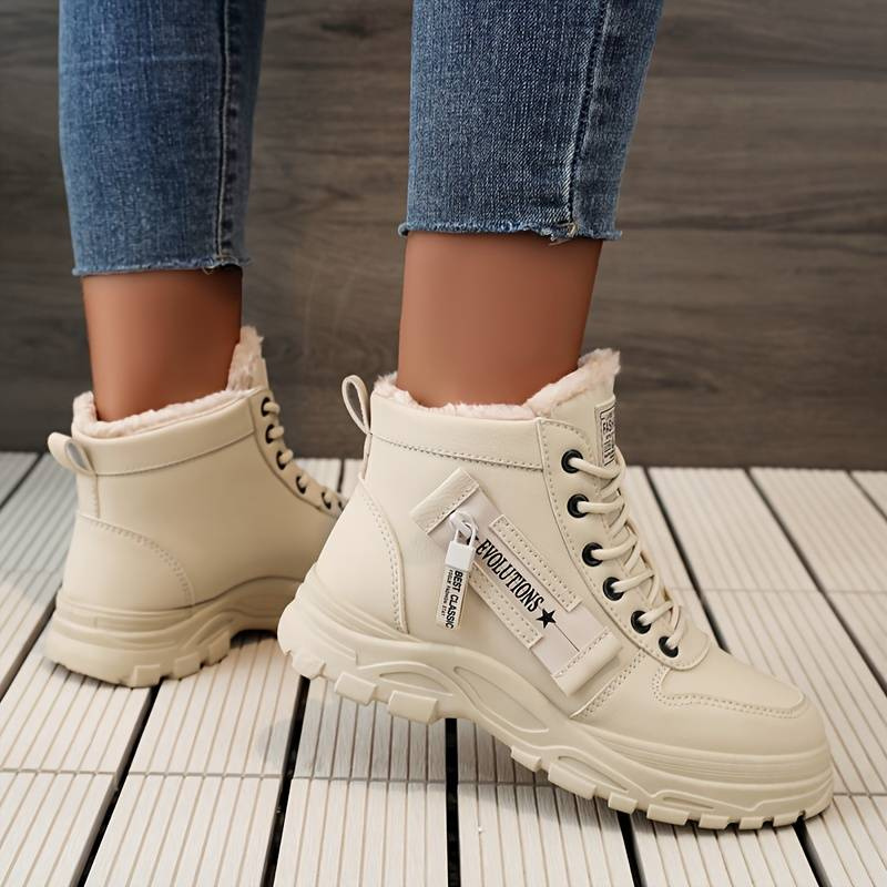 Stiefel Mit Elegantem Design Und Reißverschluss