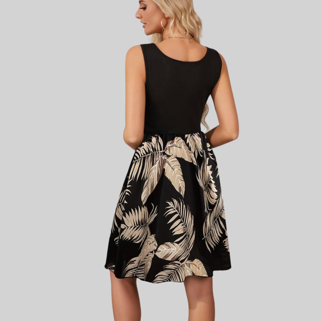 Midikleid Mit Blumenmuster
