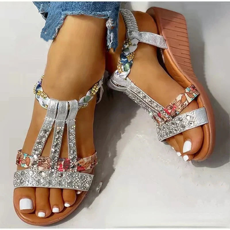 Sommersandalen Mit Absatz