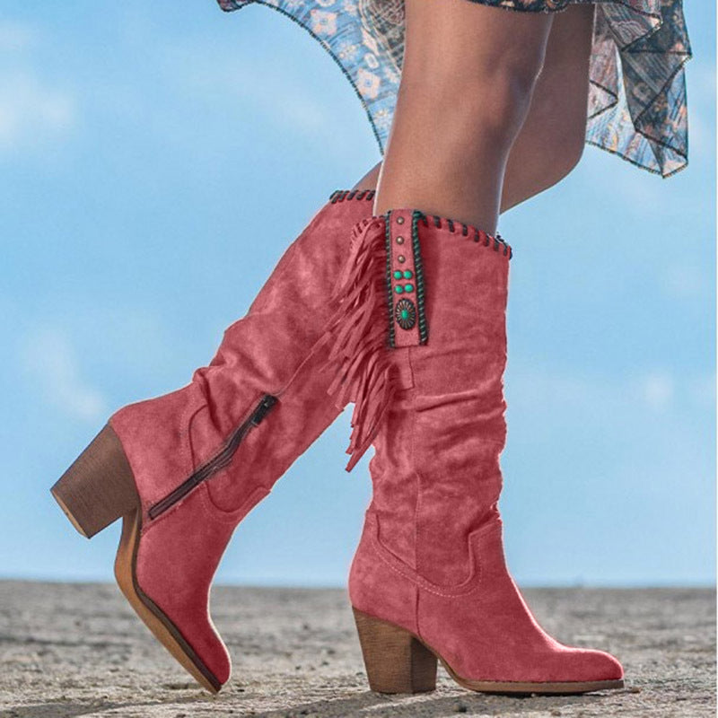 Stilvolle Stiefel İm Westernstil
