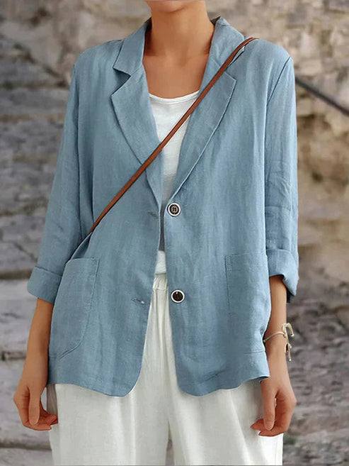 Elegante Leinenjacke