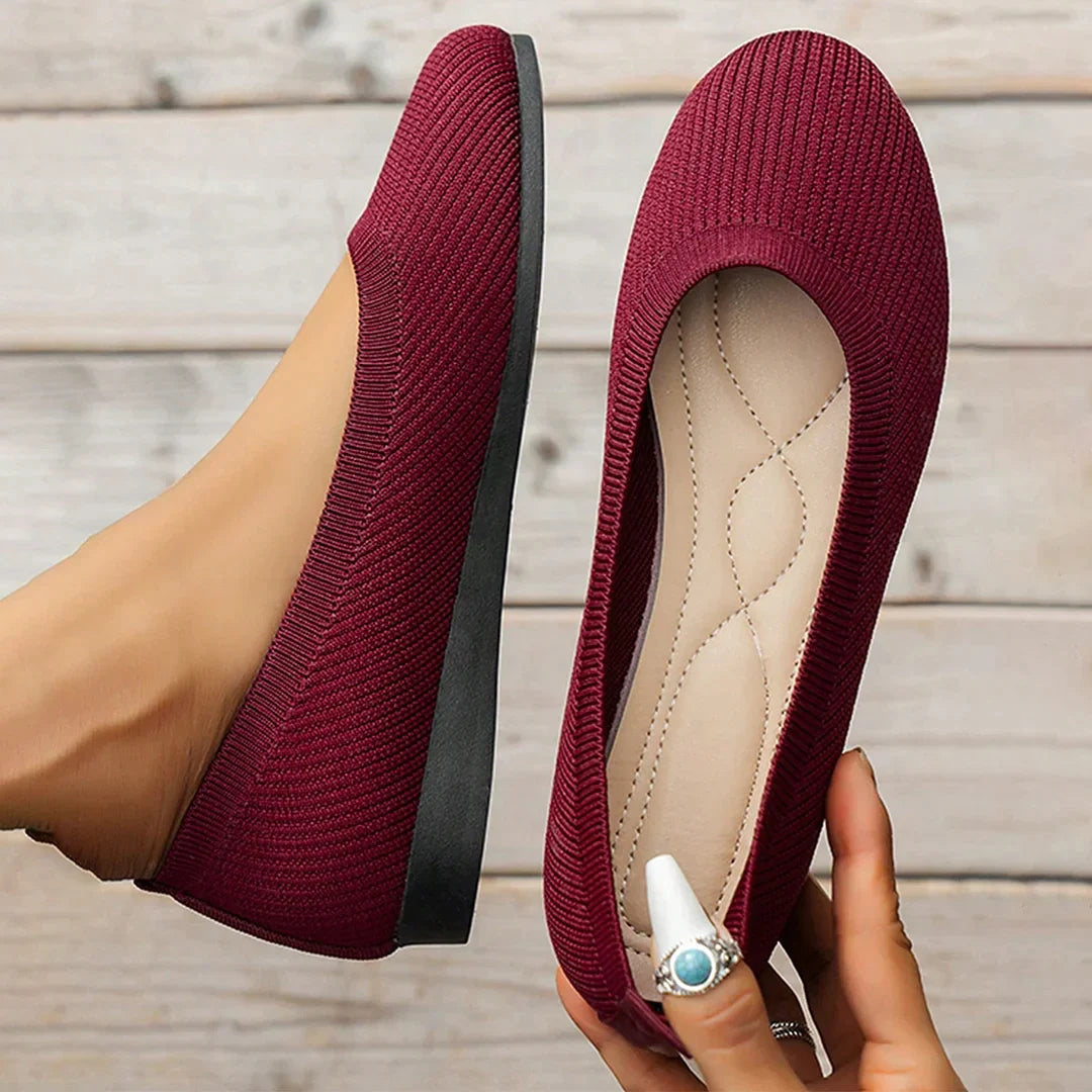 Orthopädische Ballerinas Für Damen – Weiche Sohle Und Atmungsaktives Design