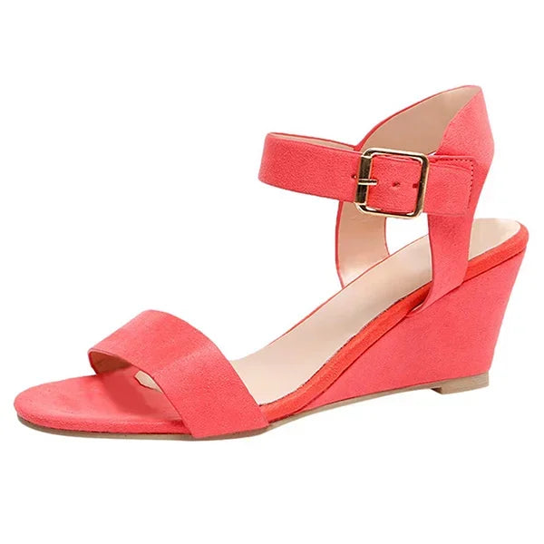 Orthopädische Plateausandalen Mit Schnalle