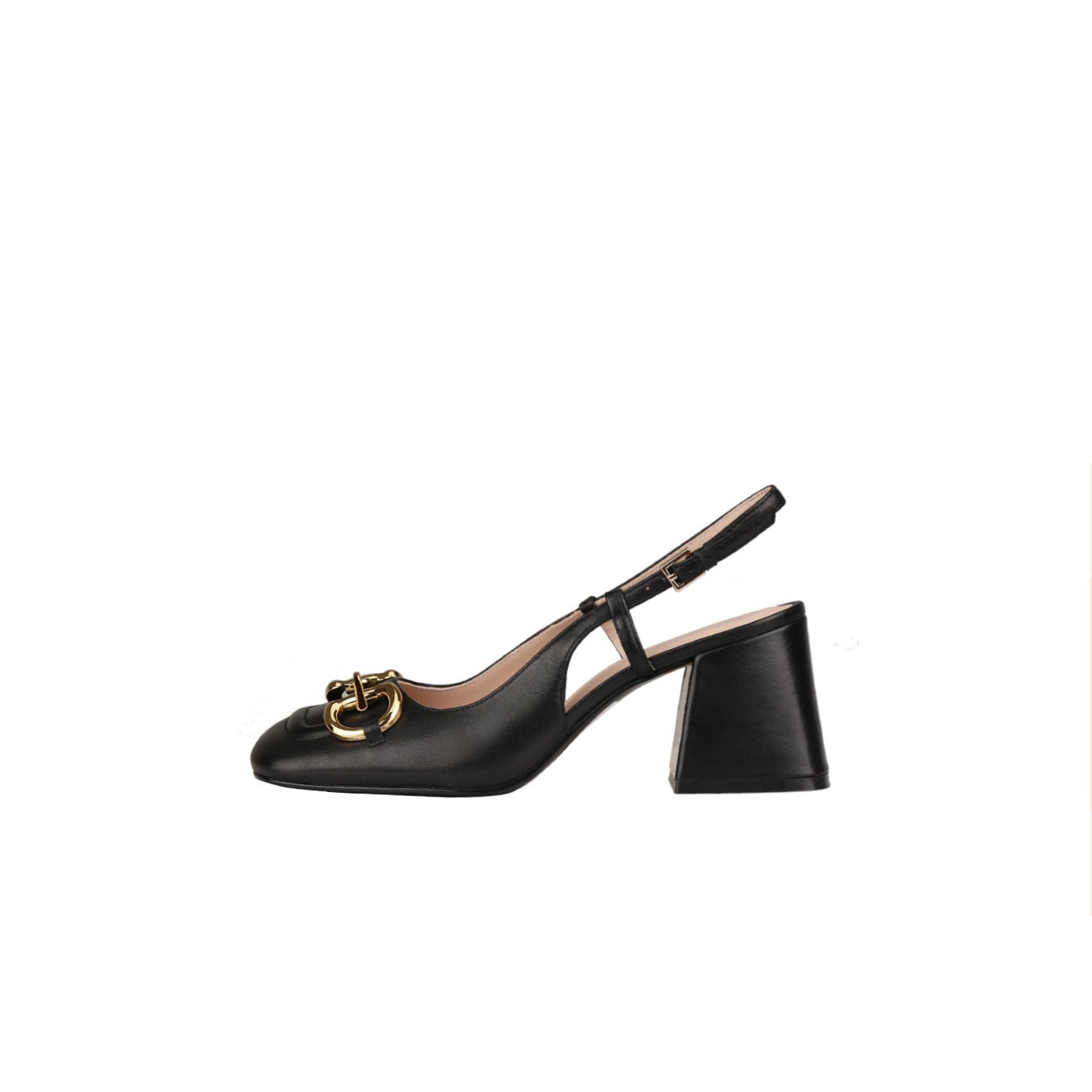 Retro Mary Jane Schuhe Mit Klobigen High Heels Und Schnallen
