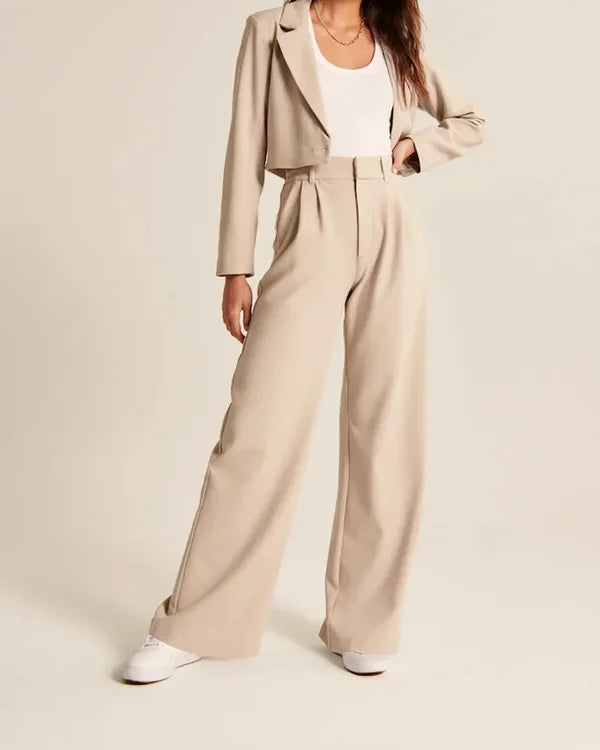Stilvolles Design Elegante Stoffhose