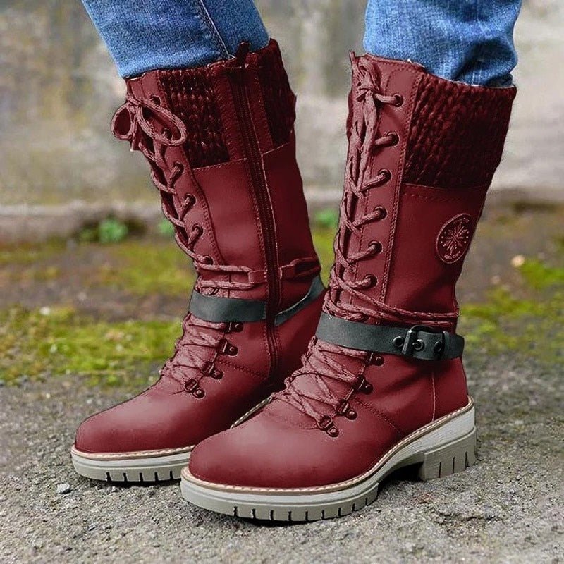Bequeme Damenstiefel: Eleganz Und Komfort Mit Rutschfester Sohle