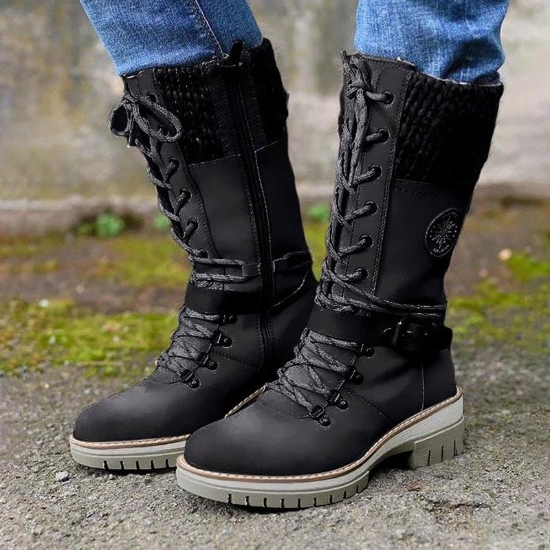 Bequeme Damenstiefel: Eleganz Und Komfort Mit Rutschfester Sohle
