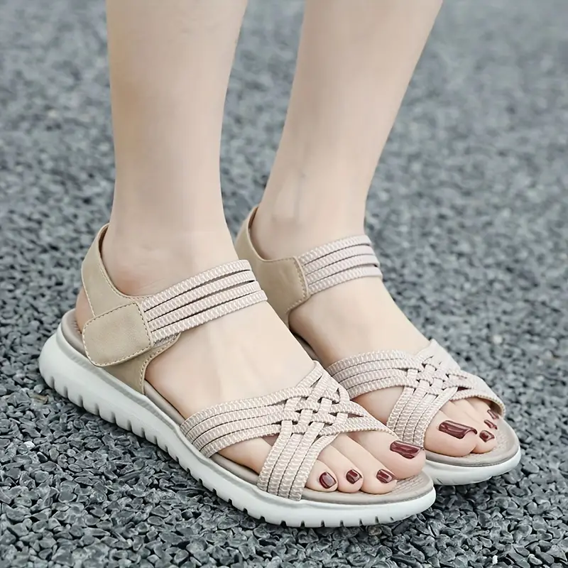 Sandalen Mit Schlichtem Design