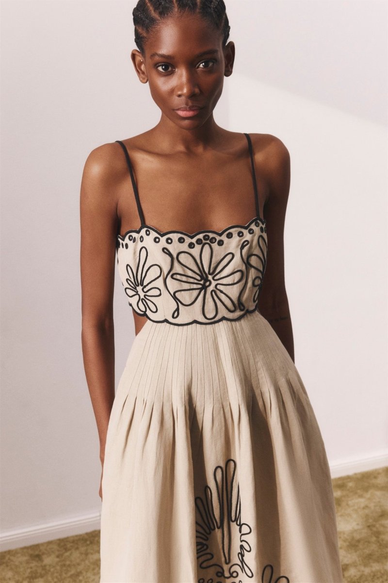 Midikleid Mit Cutout-Detail Und Rückenfrei