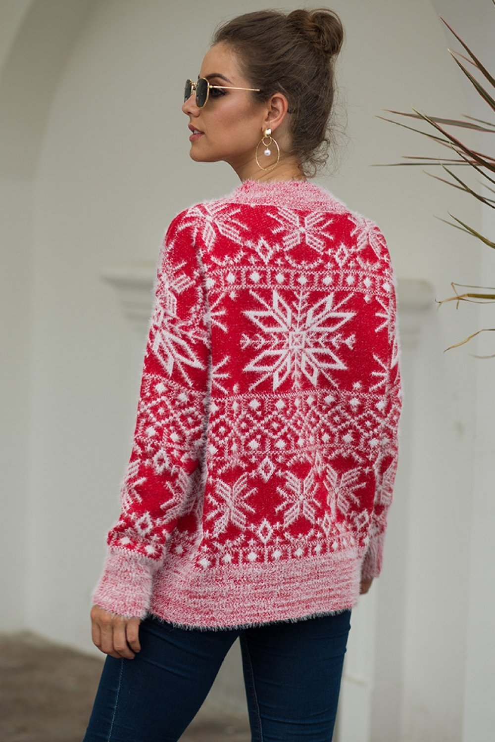 Stylischer Pullover Mit Muster