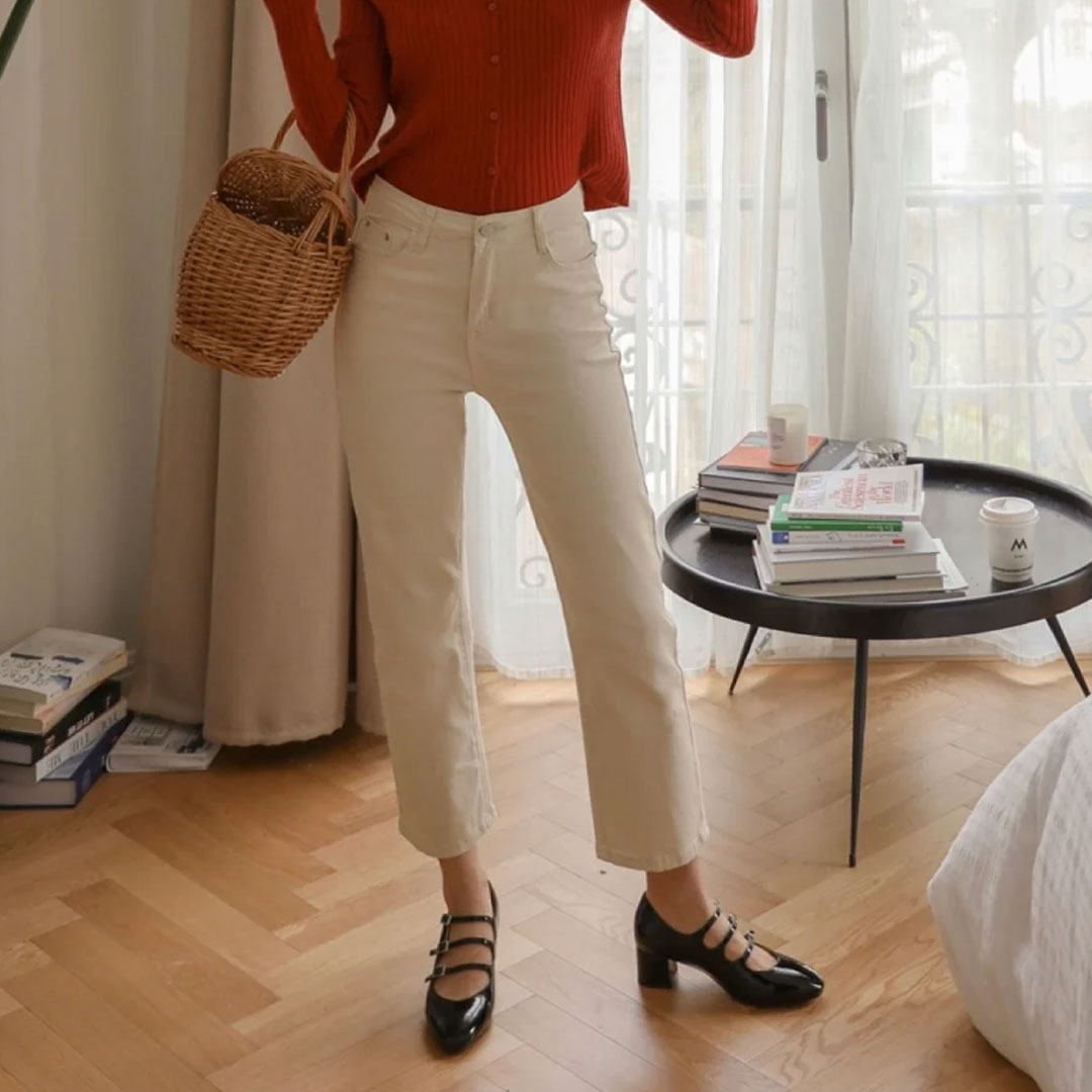 Stilvolle Mary Jane Heels Aus Lackleder Mit Schnalle - Schwarz