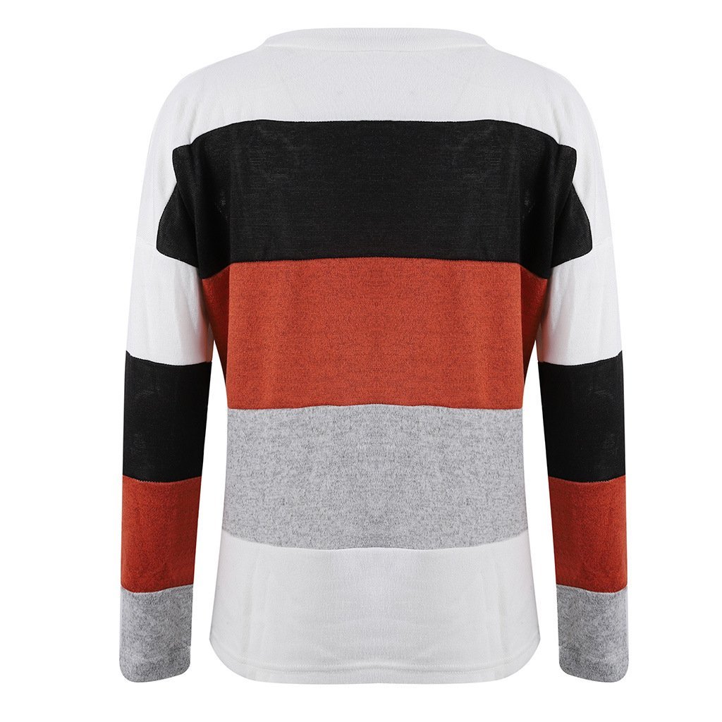 Stylischer Pullover Mit Streifendetails