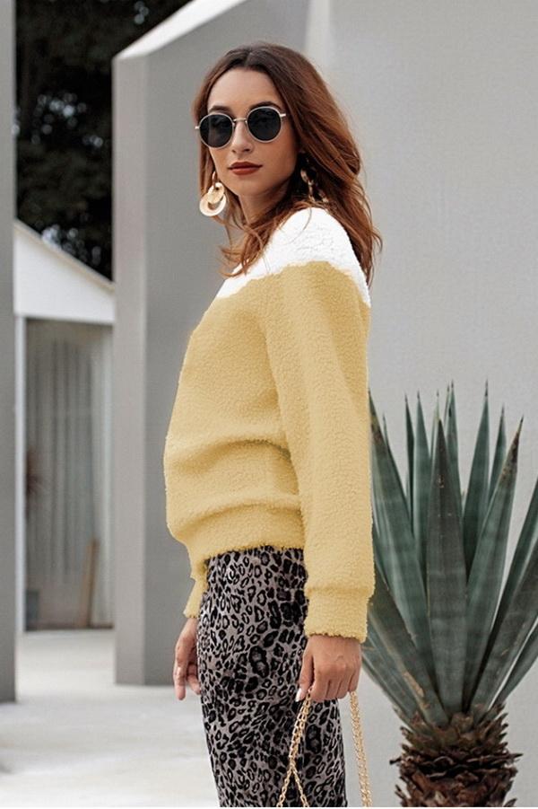 Sweatshirt Mit Stilvollem Design Und Muster