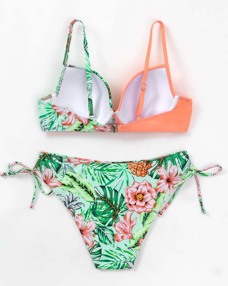 Stilvoller Gemusterter Bikini
