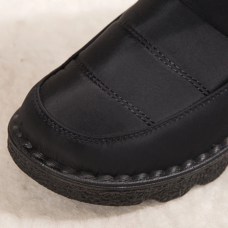 Dicke Plüsch-Winterstiefel