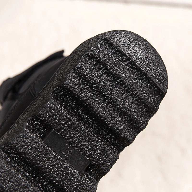 Dicke Plüsch-Winterstiefel