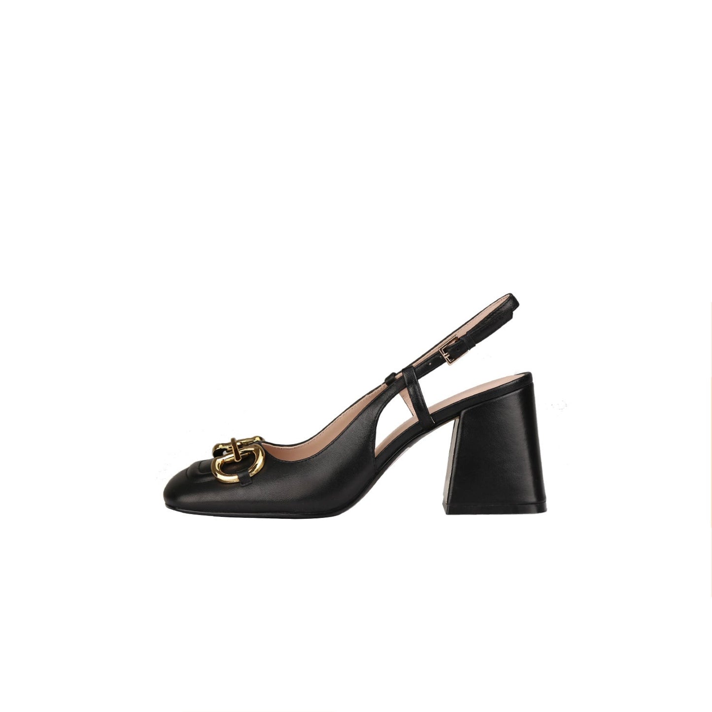 Retro Mary Jane Schuhe Mit Klobigen High Heels Und Schnallen