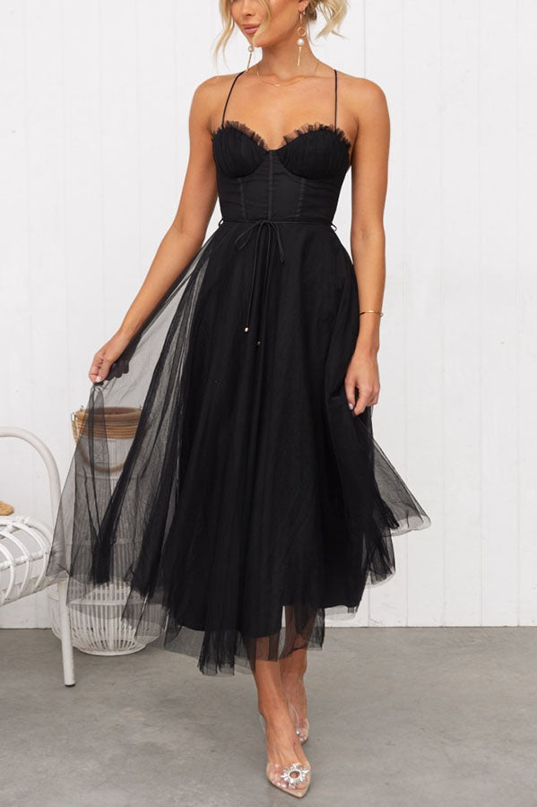Fairytale Maxikleid Mit Dünnen Trägern