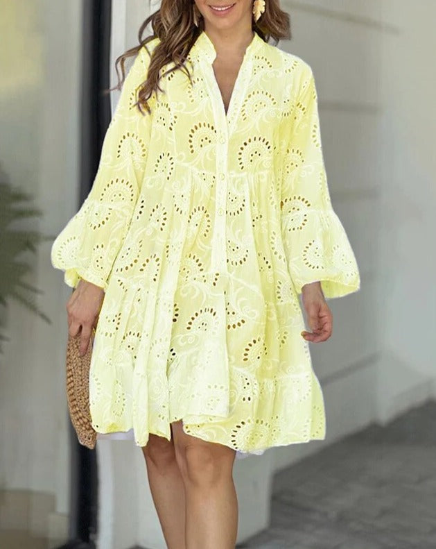 Gemustertes Minikleid