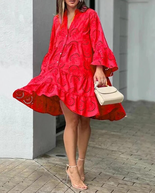 Gemustertes Minikleid