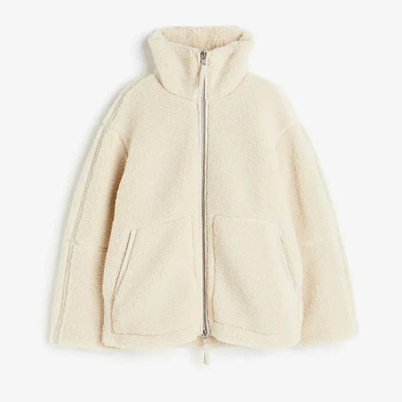 Luxuriöser Woll-Oversize-Mantel Für Damen