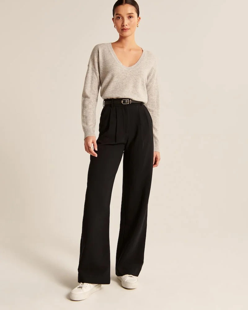 Stylische Design-Stoffhose