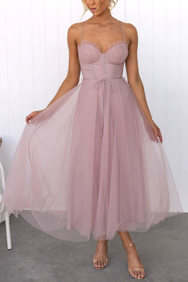 Fairytale Maxikleid Mit Dünnen Trägern