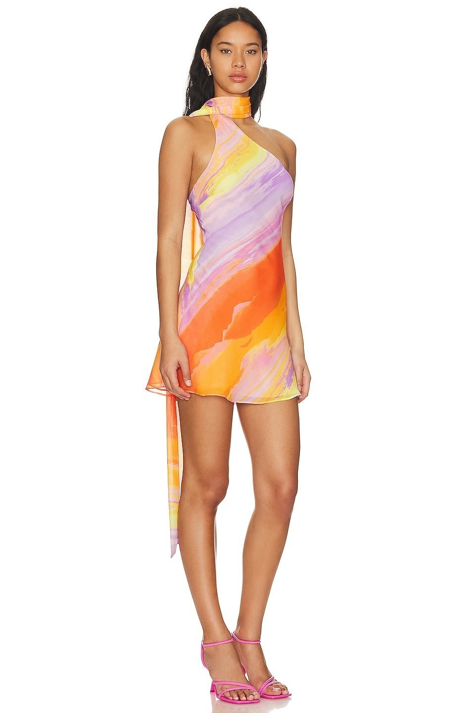 Minikleid Mit Asymmetrischem Rock