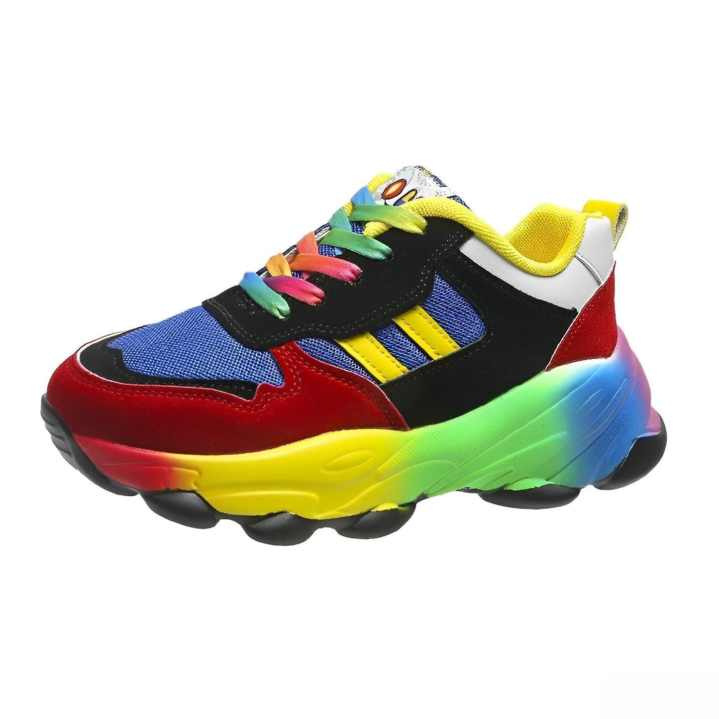 Mehrfarbige Designer-Sneaker Für Damen
