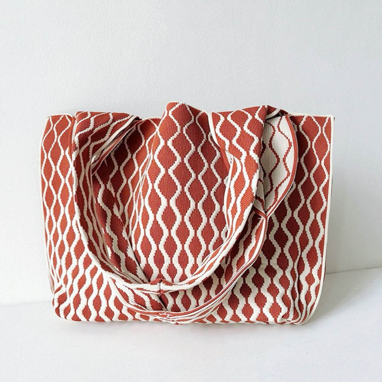 Tasche Mit Wellendesign
