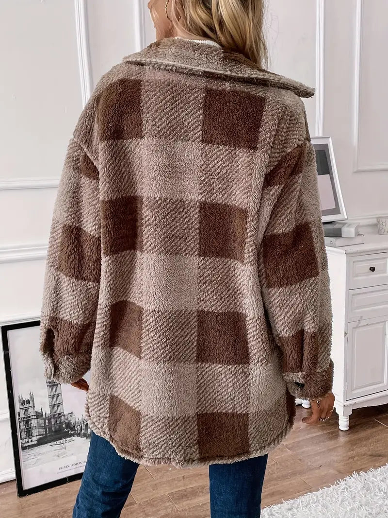 Stilvolle Jacke İm Karo-Design