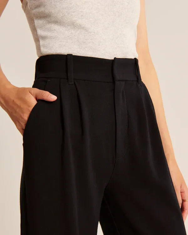 Stilvolles Design Elegante Stoffhose