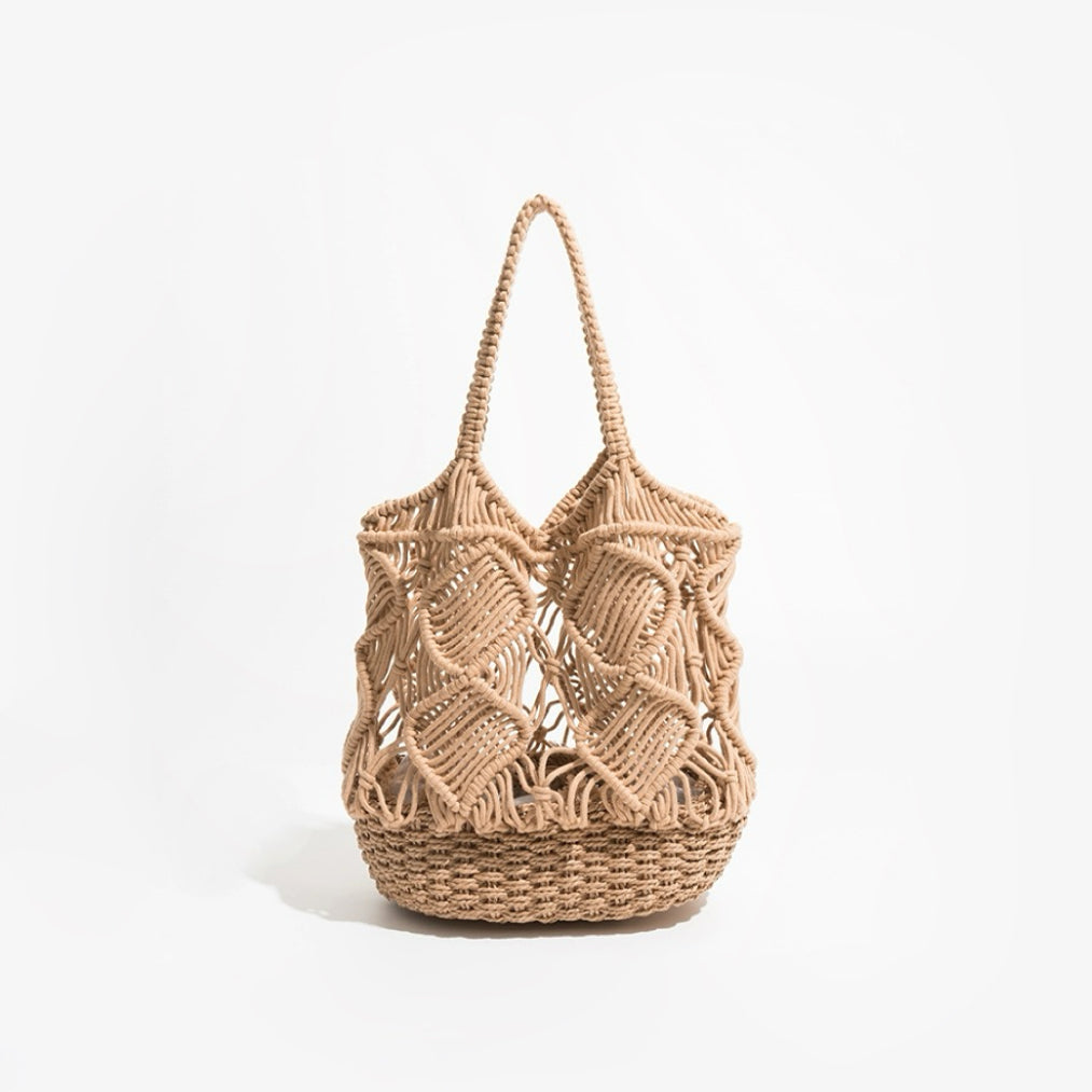 Strohtasche Mit Stilvollem Design