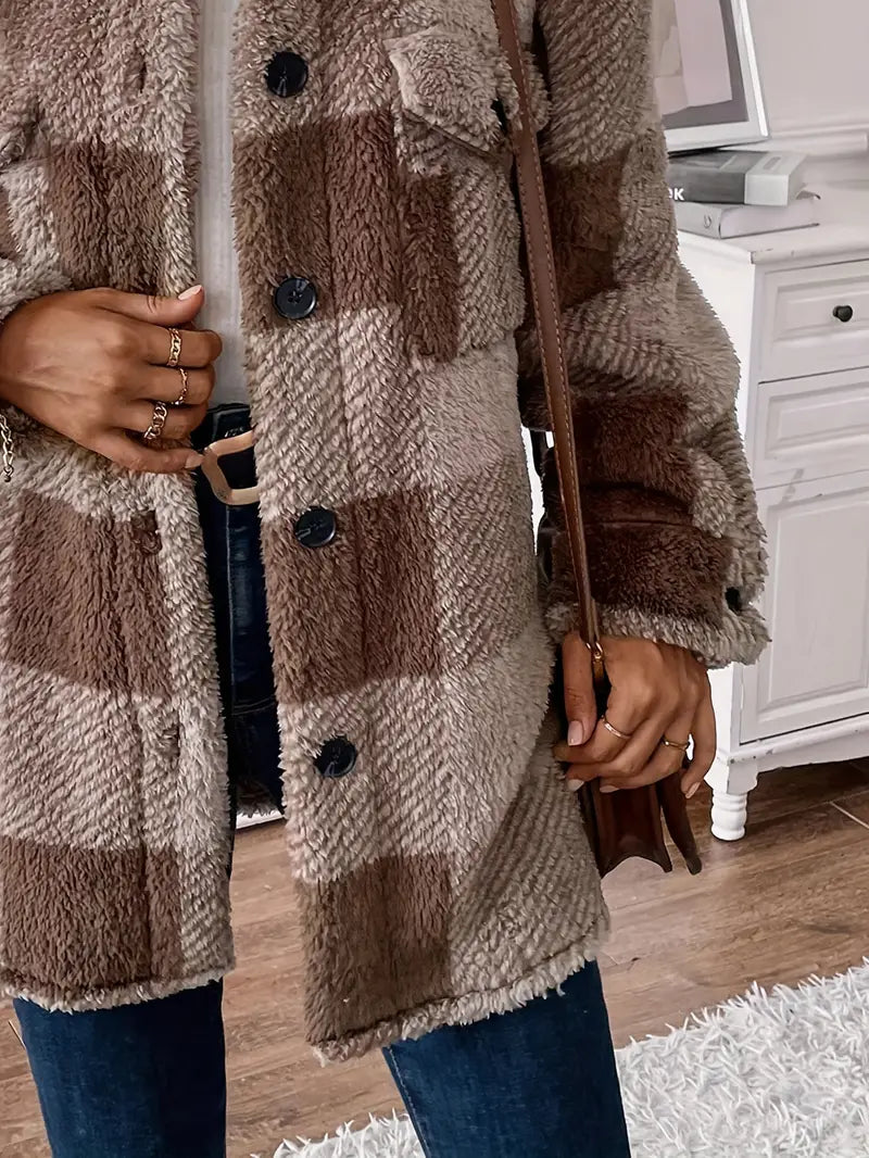 Stilvolle Jacke İm Karo-Design