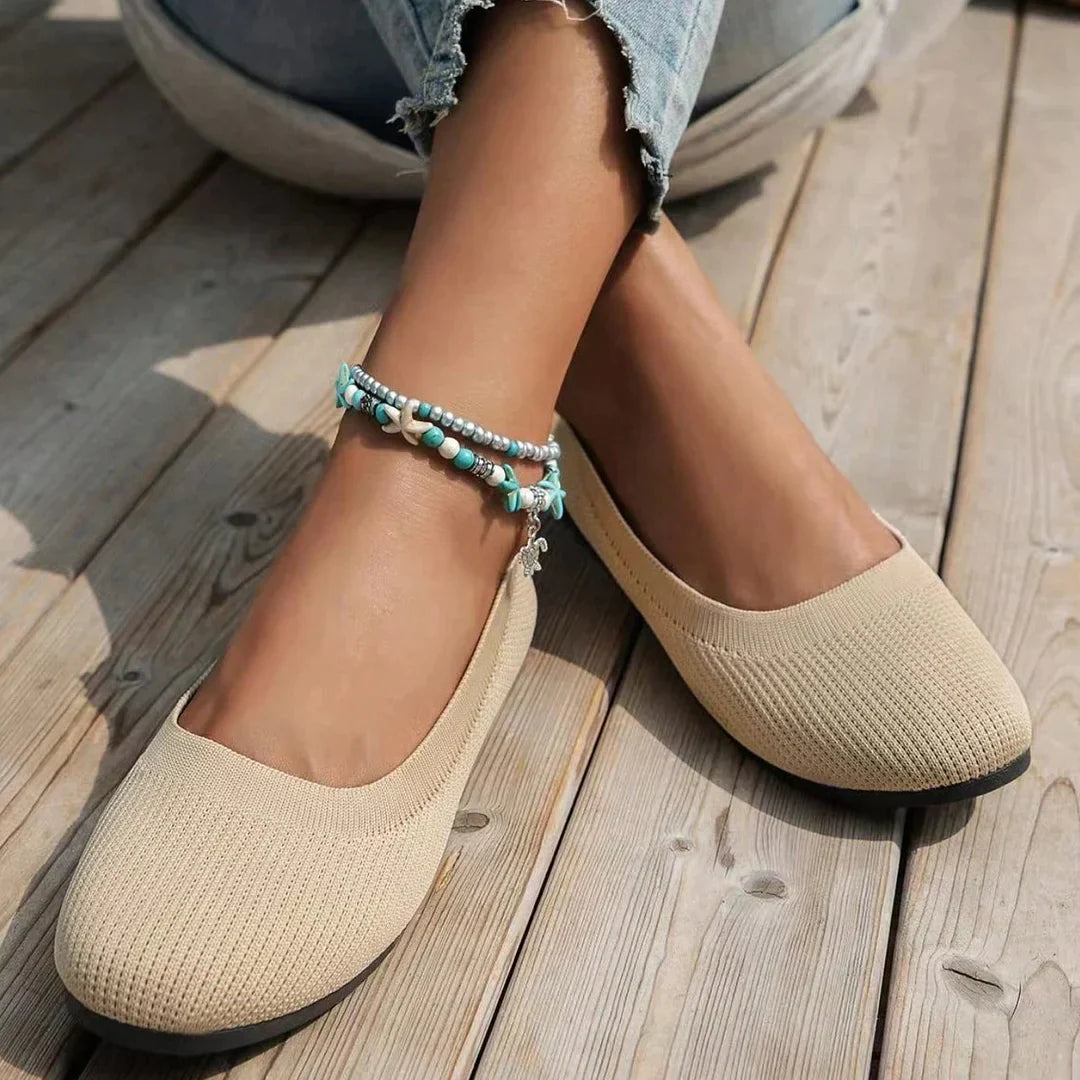 Orthopädische Ballerinas Für Damen – Weiche Sohle Und Atmungsaktives Design