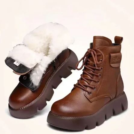 Stylischer Design Winterstiefel Mit Innenfutter