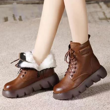 Stylischer Design Winterstiefel Mit Innenfutter