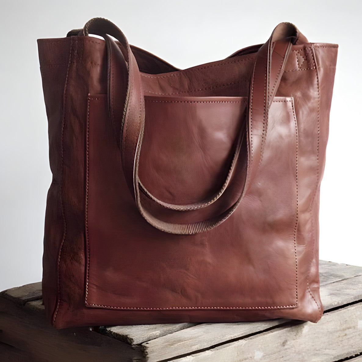Stilvolles Design Damen Ledertasche