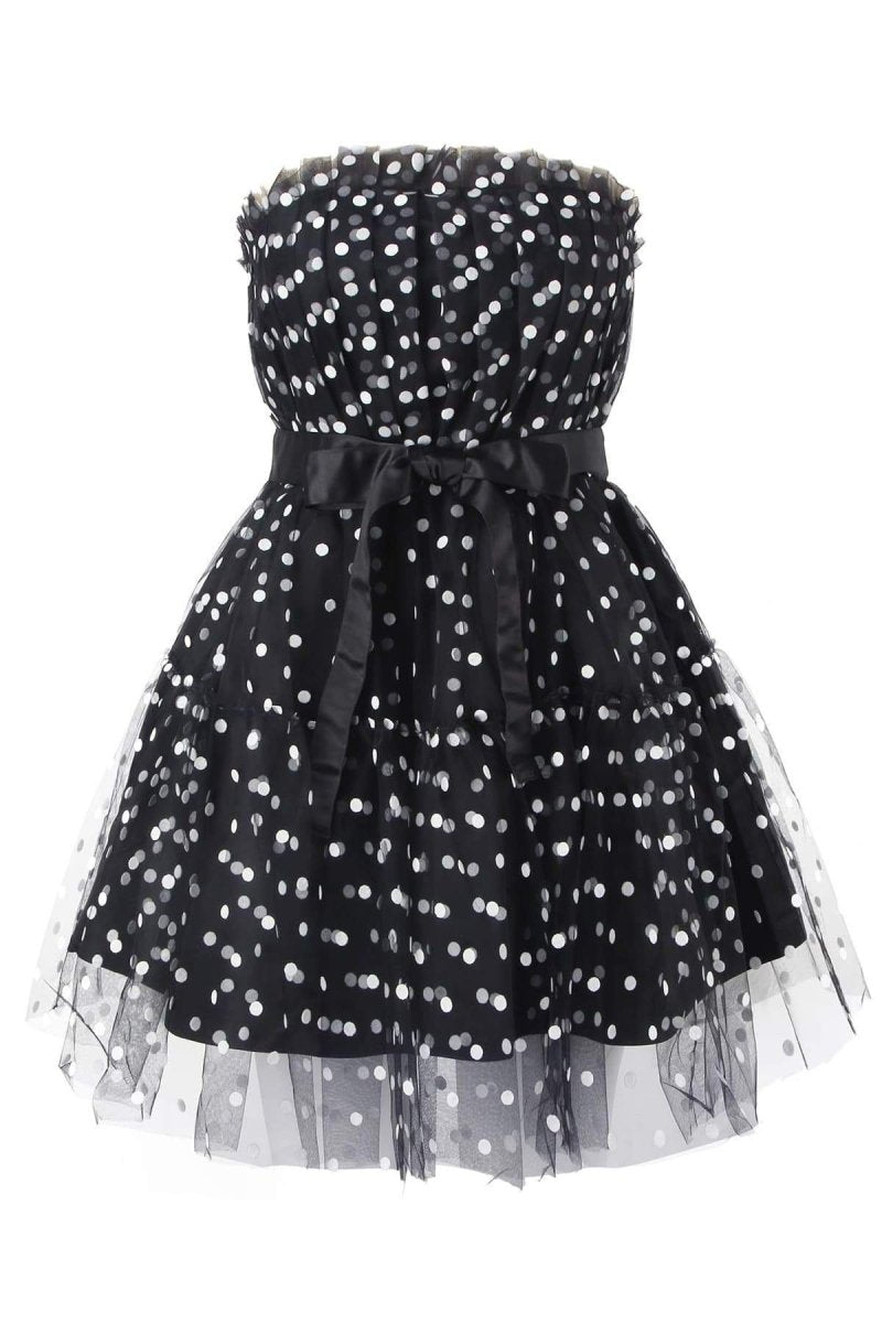 Elegantes Minikleid Mit Punktmuster