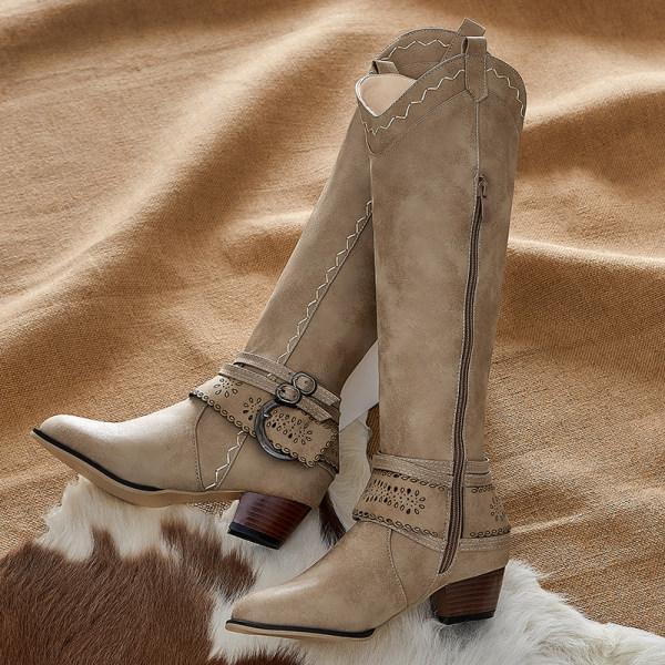 Knielange Stiefel İm Stilvollen Design
