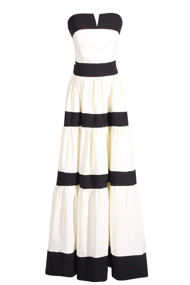Karen Maxikleid Mit Farbblockdesign Und Schleifendetail