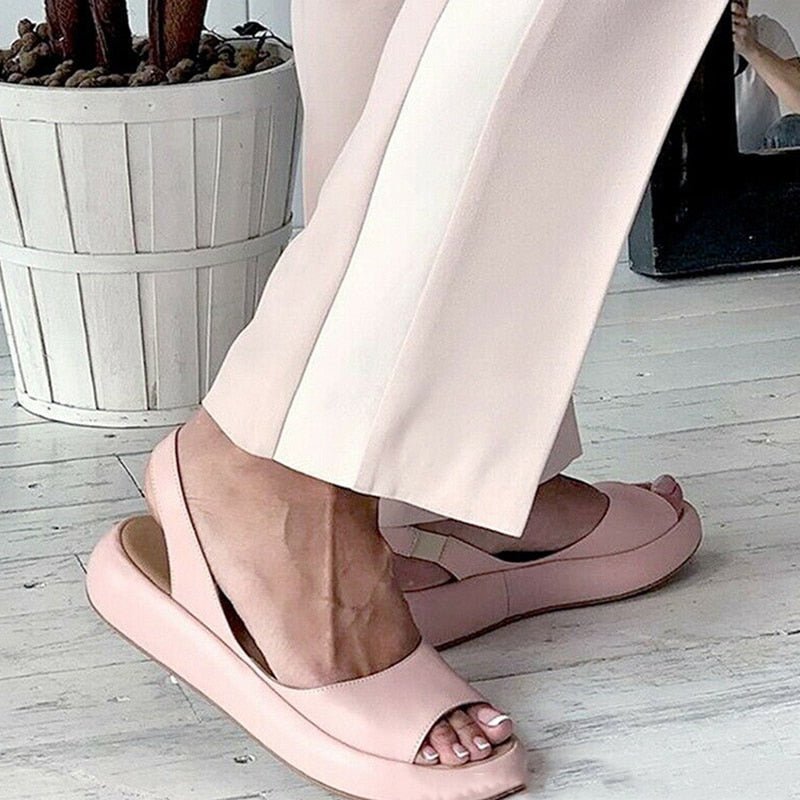 Elegante Schlichte Sommersandalen